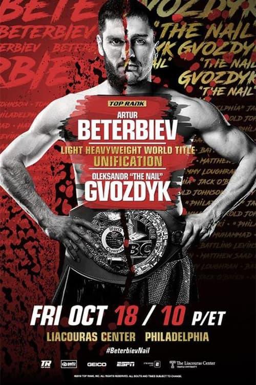 Artur Beterbiev vs. Oleksandr Gvozdyk poster