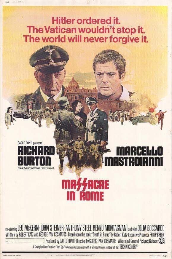 Massacre in Rome poster