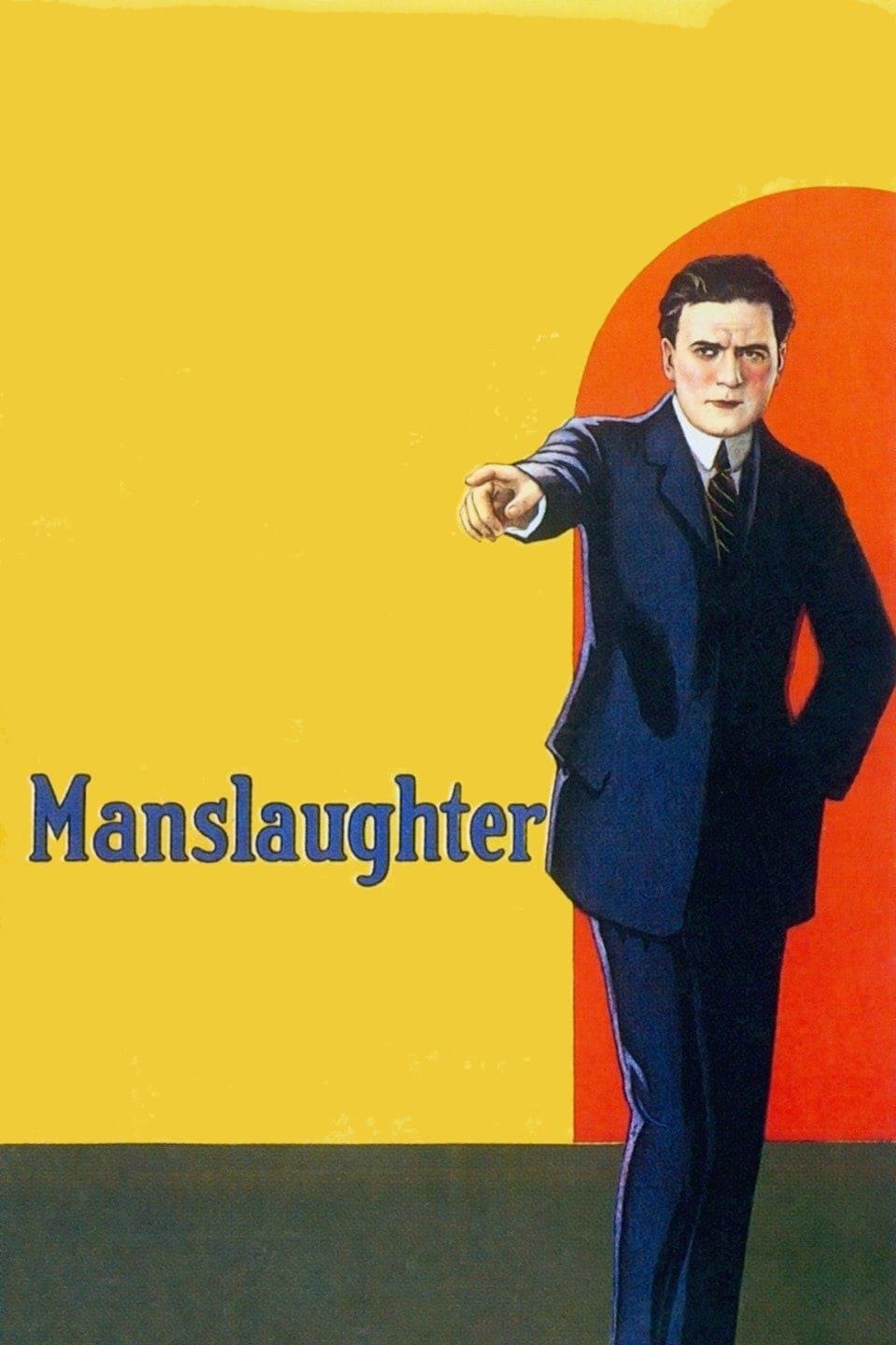 Manslaughter poster