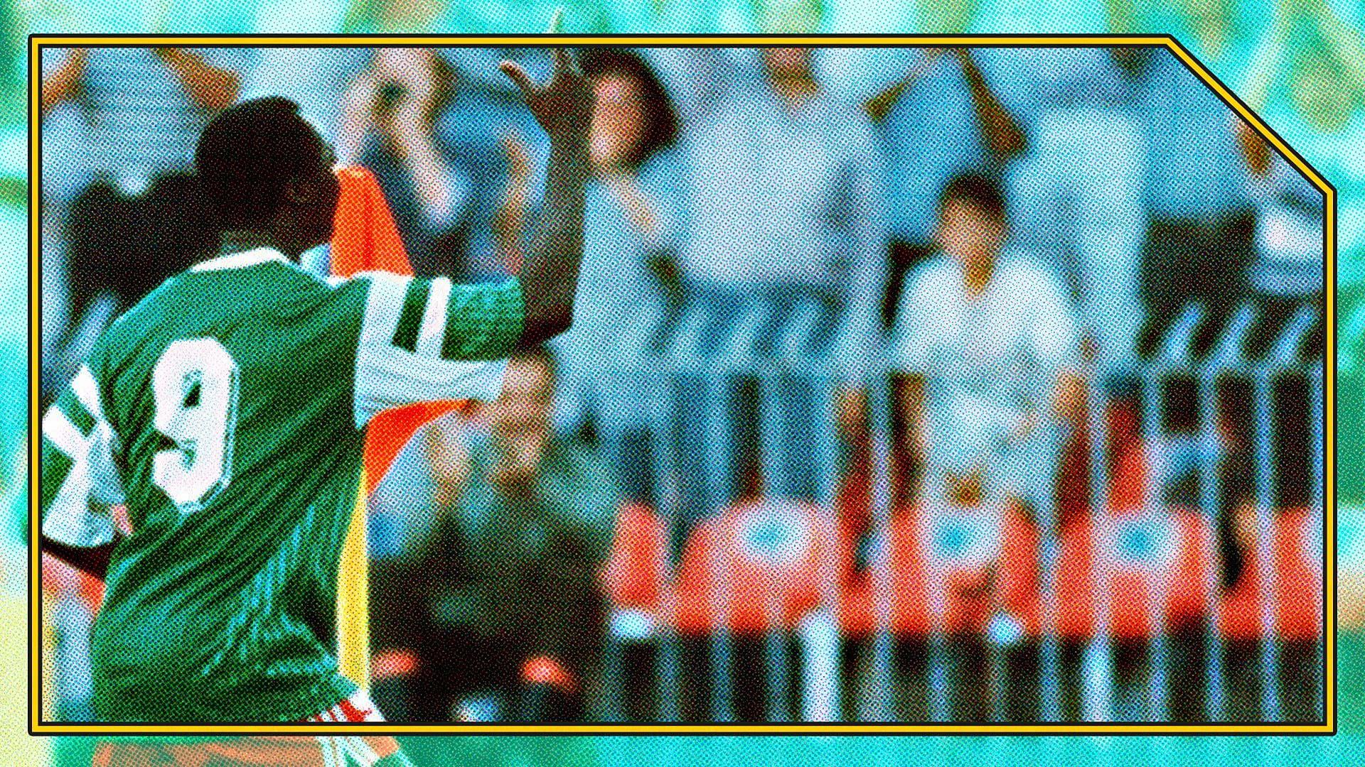 Green Lions: Cameroon 90 backdrop