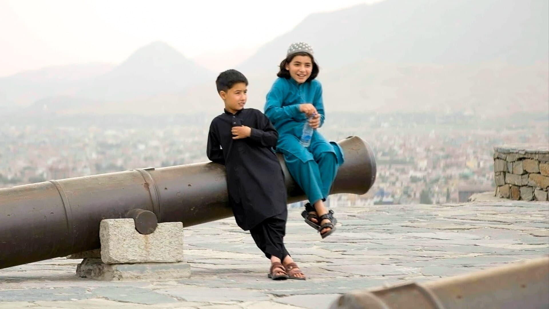 Children of the Taliban backdrop