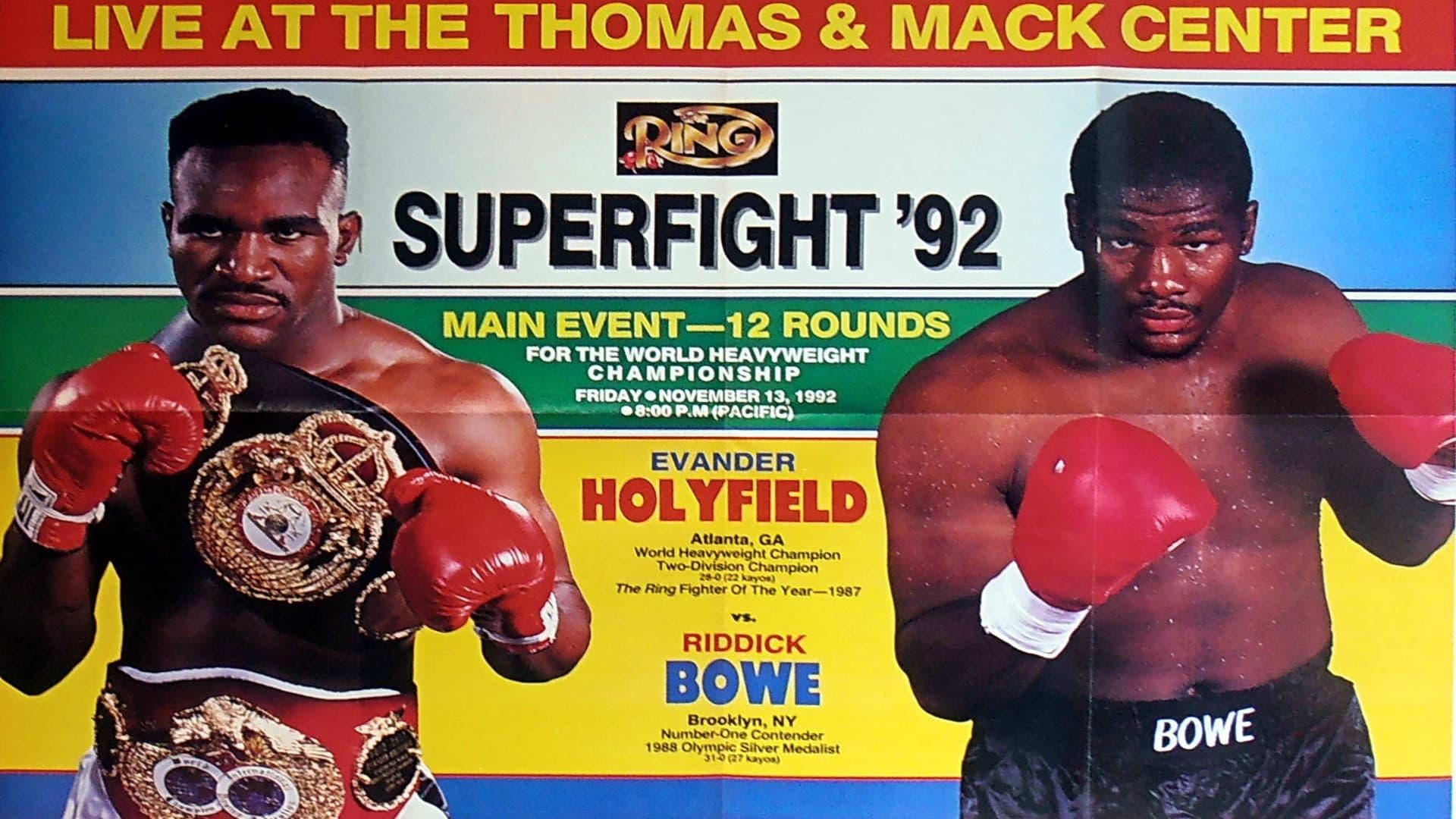 Evander Holyfield vs Riddick Bowe I backdrop