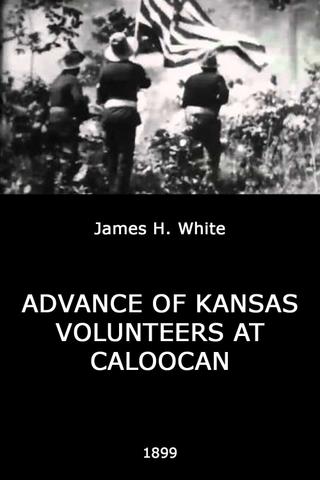 Advance of Kansas Volunteers at Caloocan poster