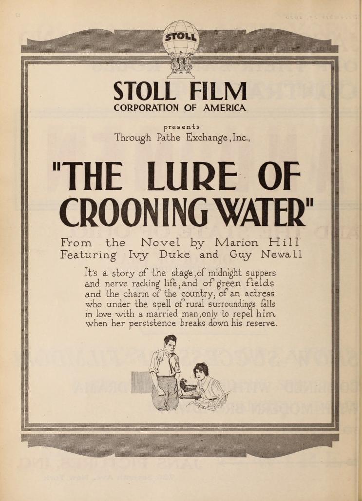 The Lure of Crooning Water poster