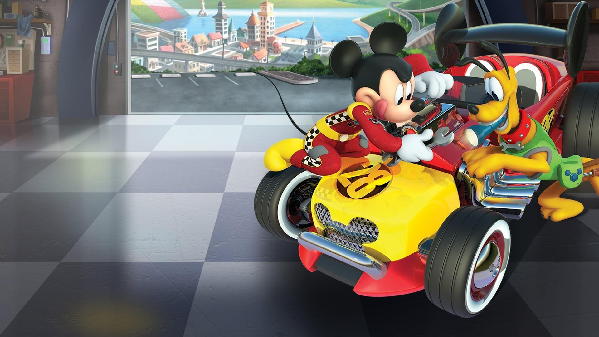 Mickey and the Roadster Racers backdrop