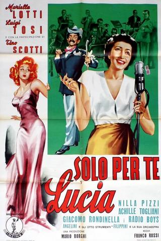 Solo per te Lucia poster