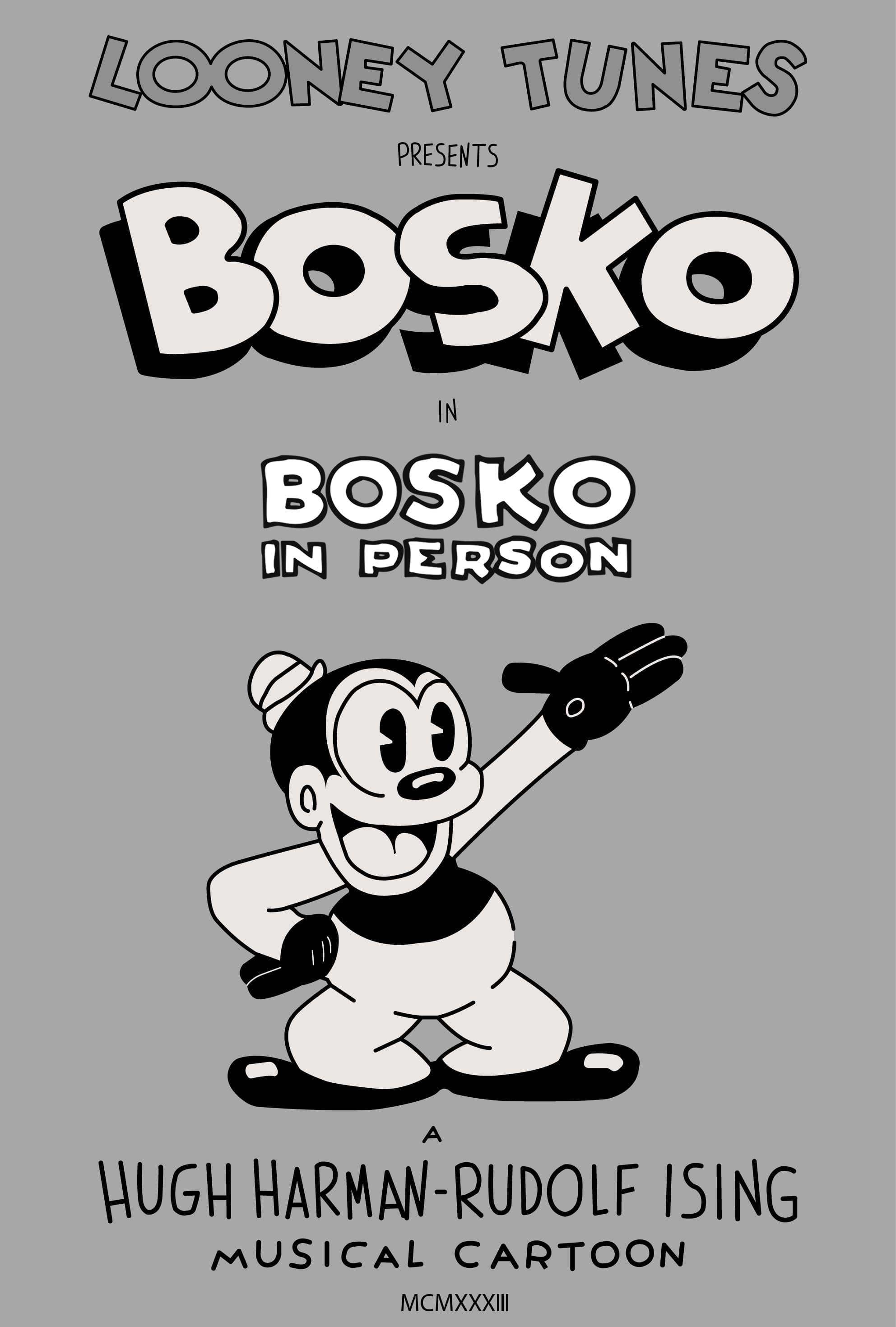 Bosko in Person poster