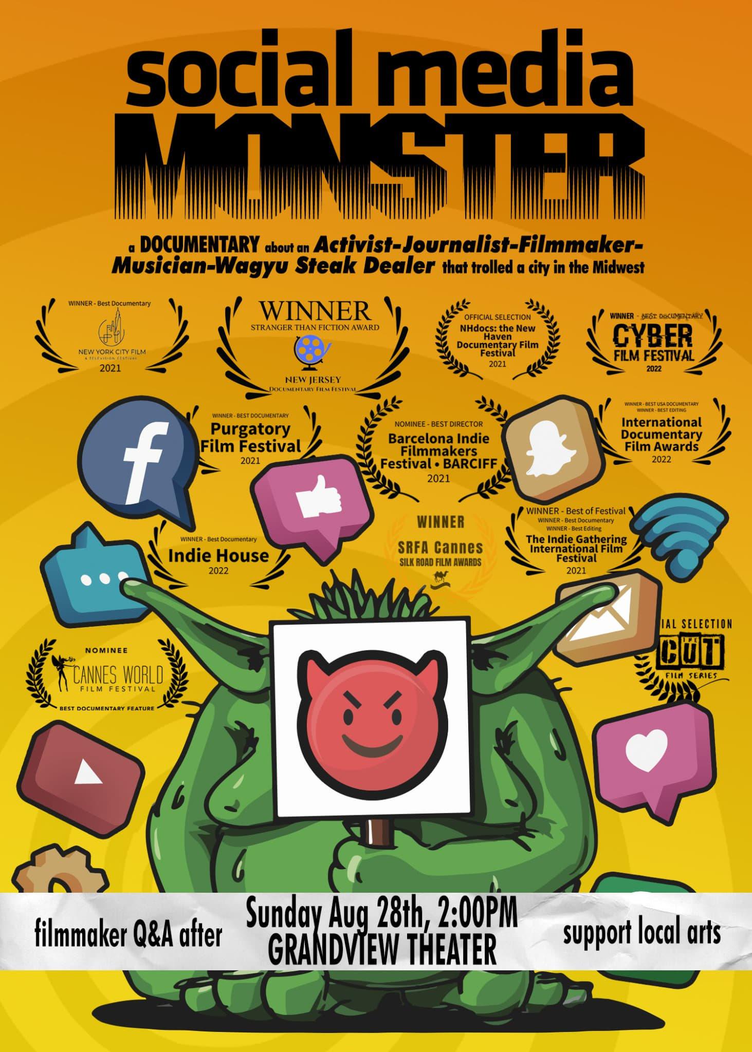 Social Media Monster poster