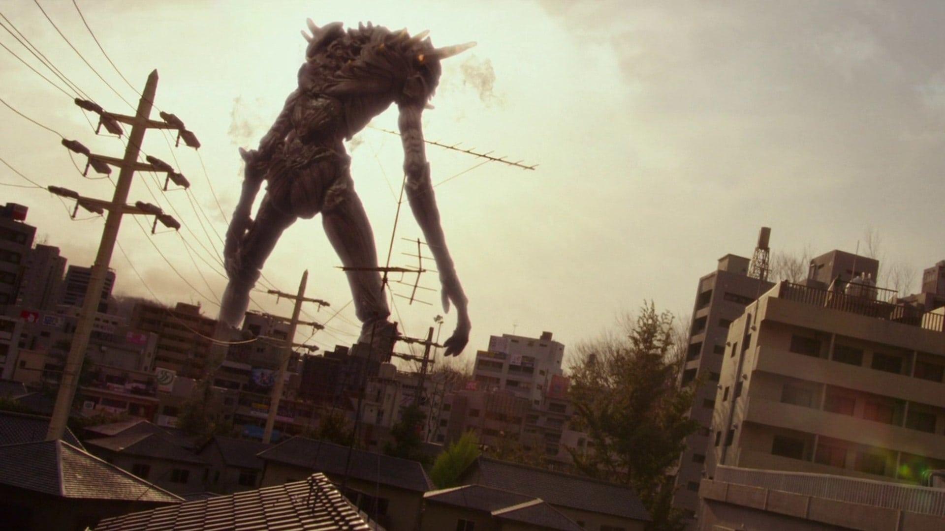 Giant God Warrior Appears in Tokyo backdrop