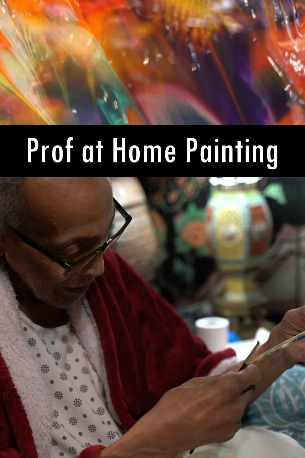 Prof at Home Painting poster