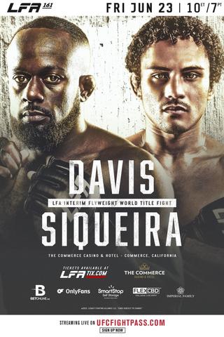 LFA 161: Davis vs. Siqueira poster