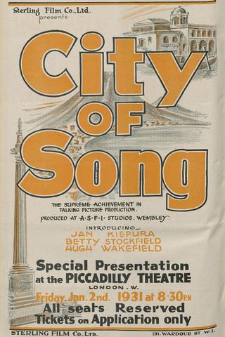 City of Song poster