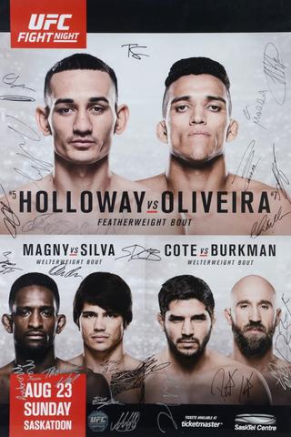 UFC Fight Night 74: Holloway vs. Oliveira poster