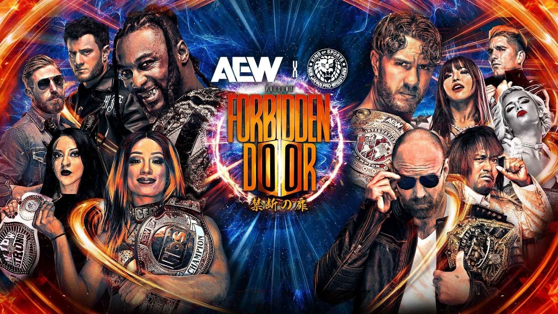 AEW x NJPW Present Forbidden Door backdrop