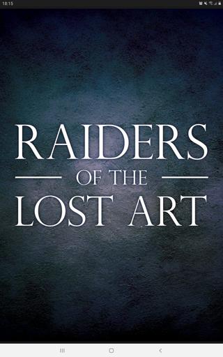 Raiders of the Lost Art poster