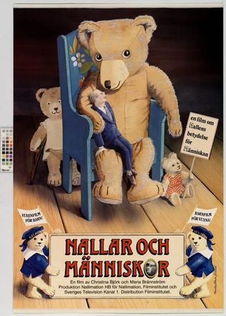 Nallar och människor poster