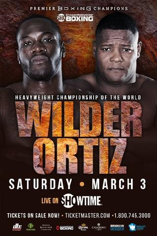 Deontay Wilder vs. Luis Ortiz poster