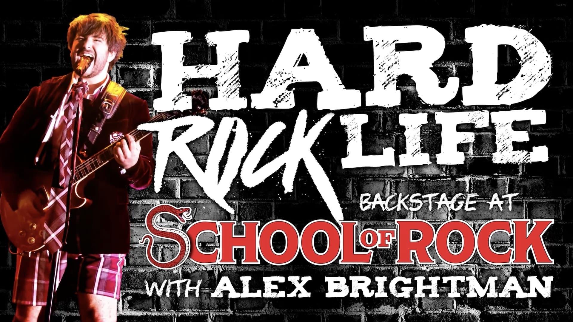 Hard Rock Life: Backstage at 'School of Rock' with Alex Brightman backdrop