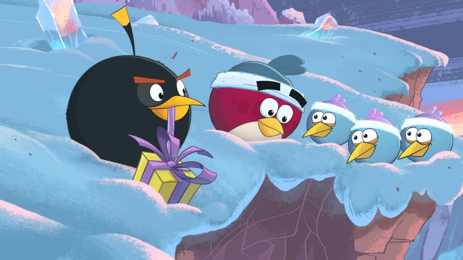 Angry Birds: Wreck the Halls backdrop