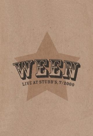 Ween: Live at Stubb's, 7/2000 poster