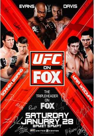 UFC on Fox 2: Evans vs. Davis poster