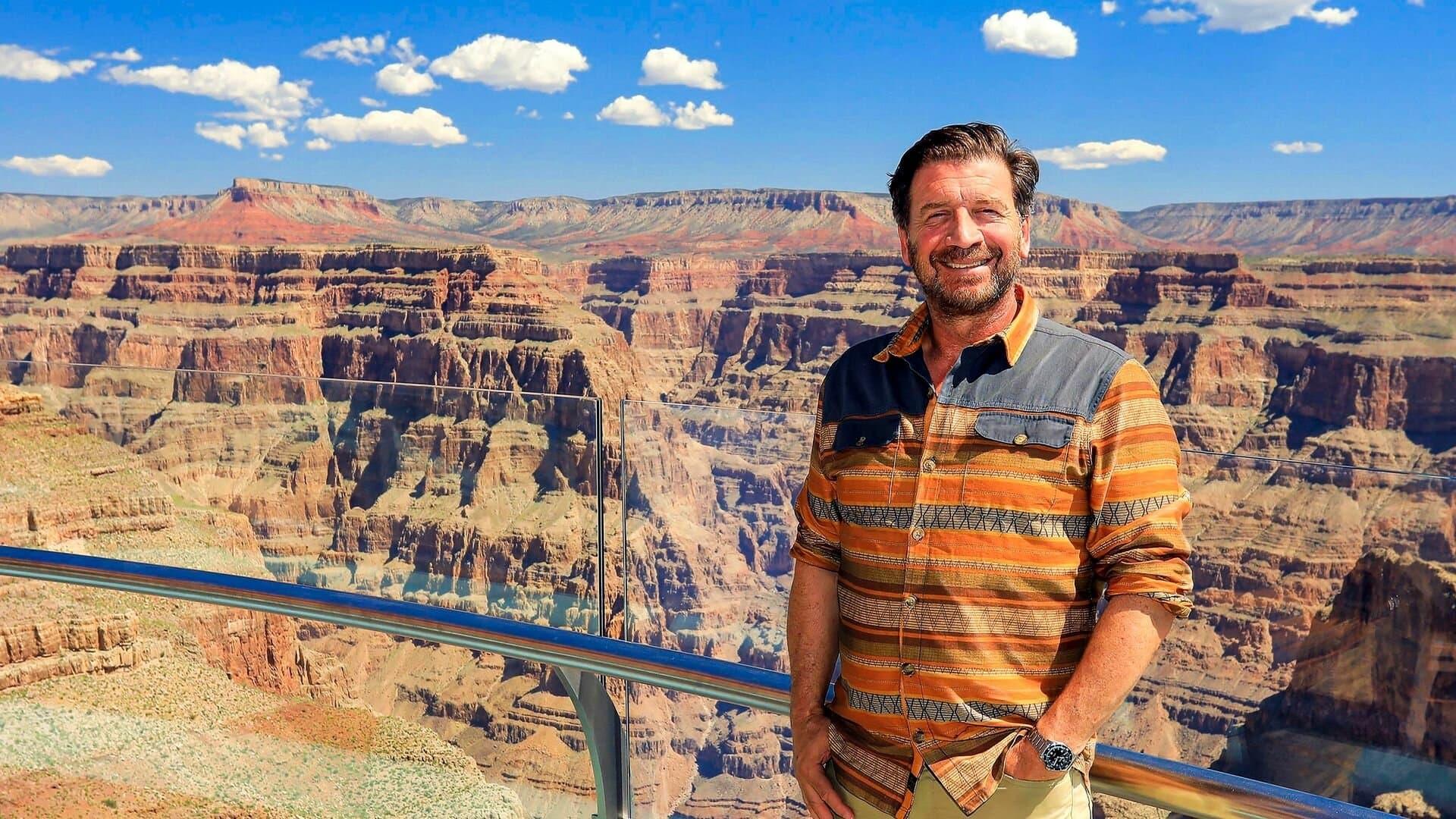 The Grand Canyon with Nick Knowles backdrop