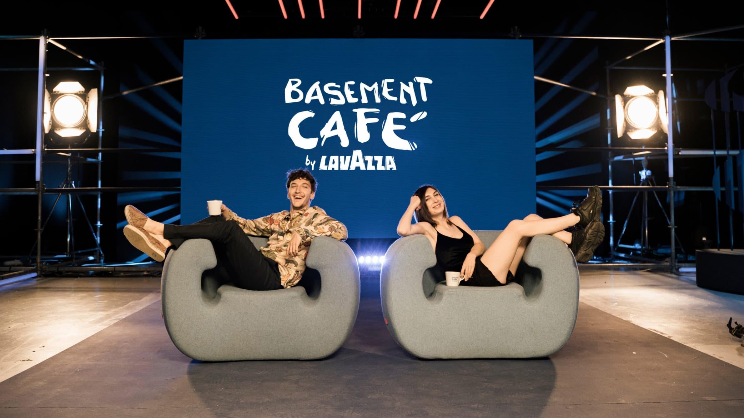 Basement Café backdrop