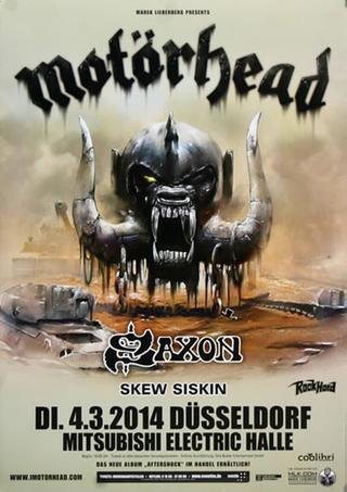 Motörhead – Aftershock In Düsseldorf 2014 poster