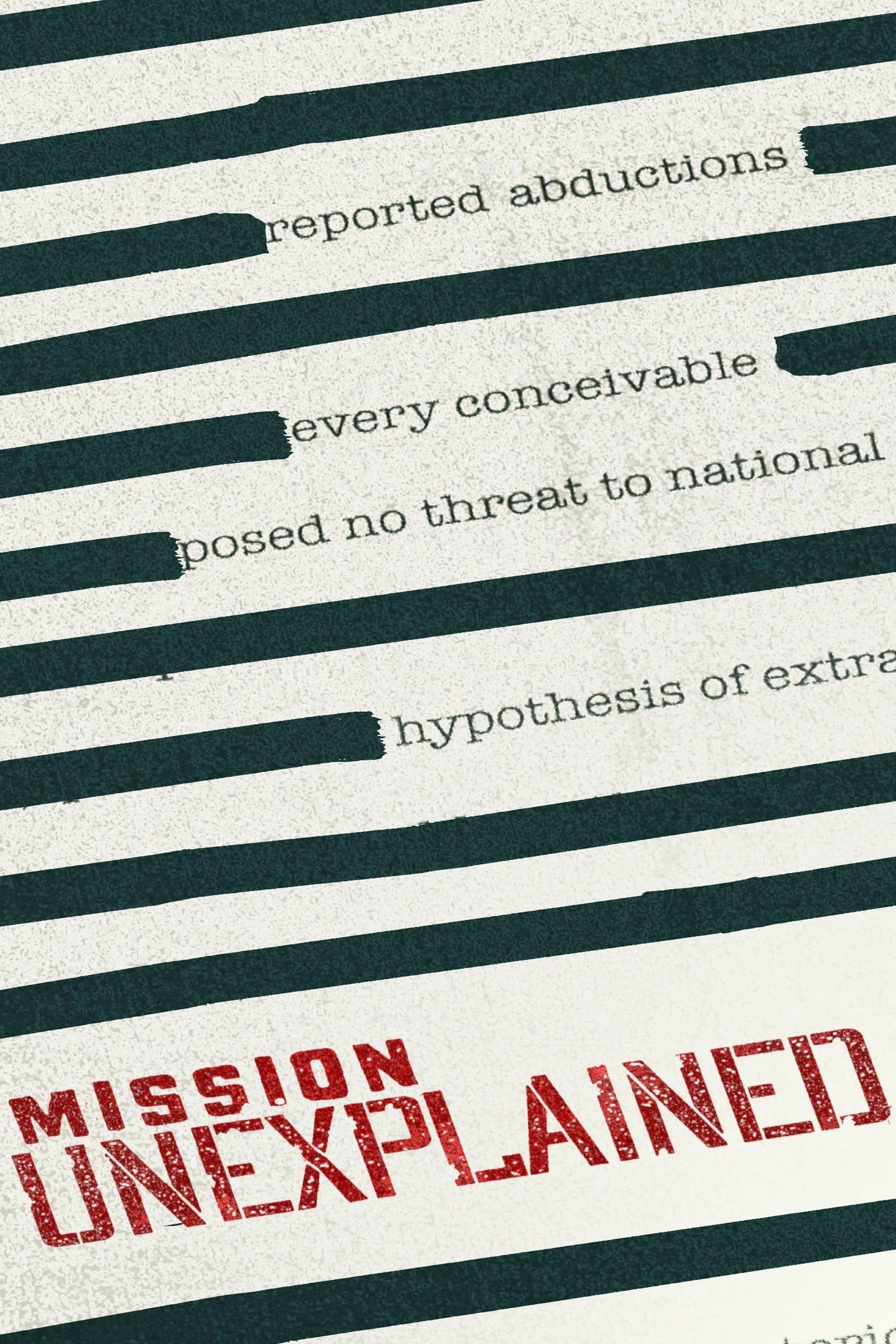 Mission Unexplained poster