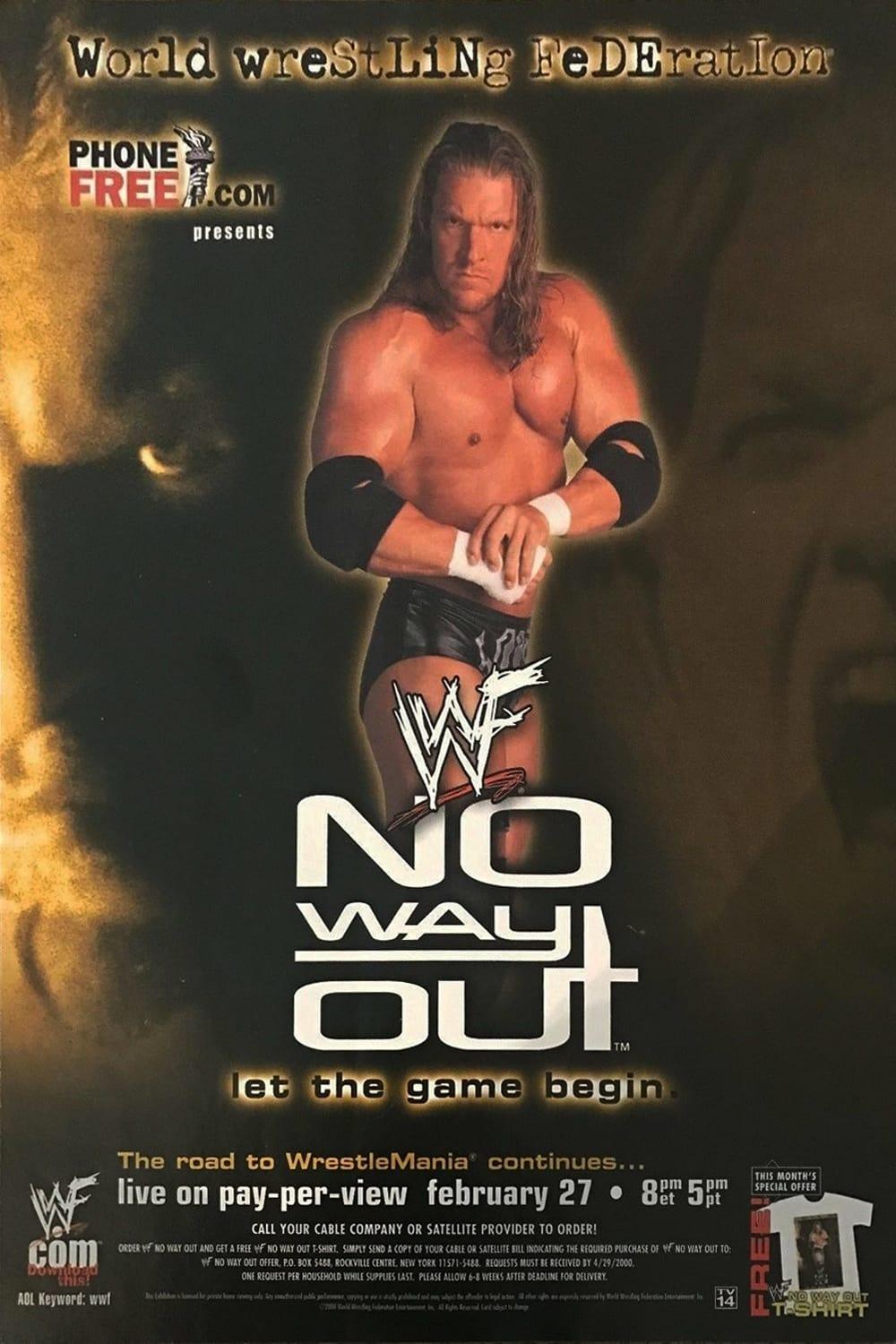 WWE No Way Out 2000 poster