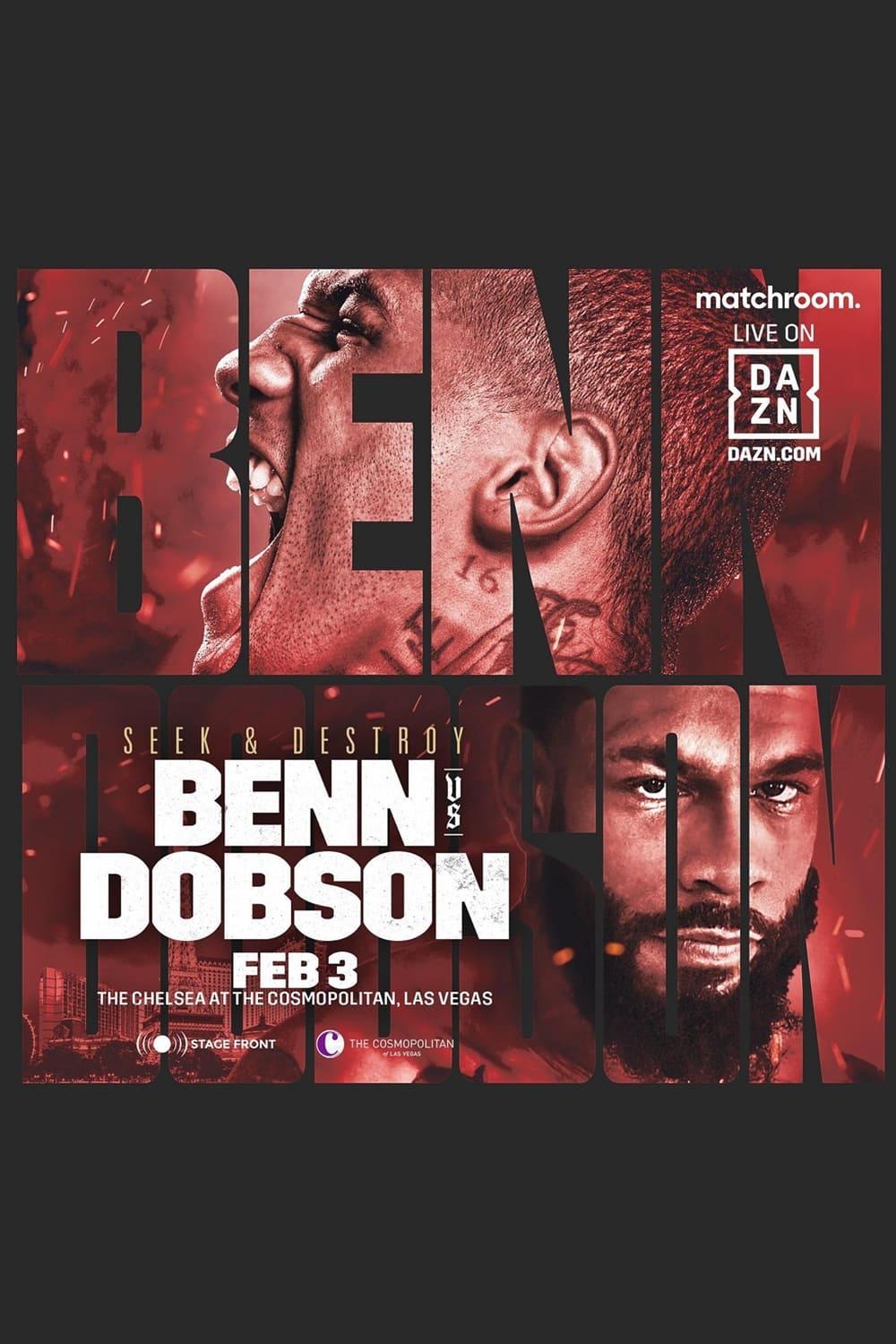 Conor Benn vs. Peter Dobson poster