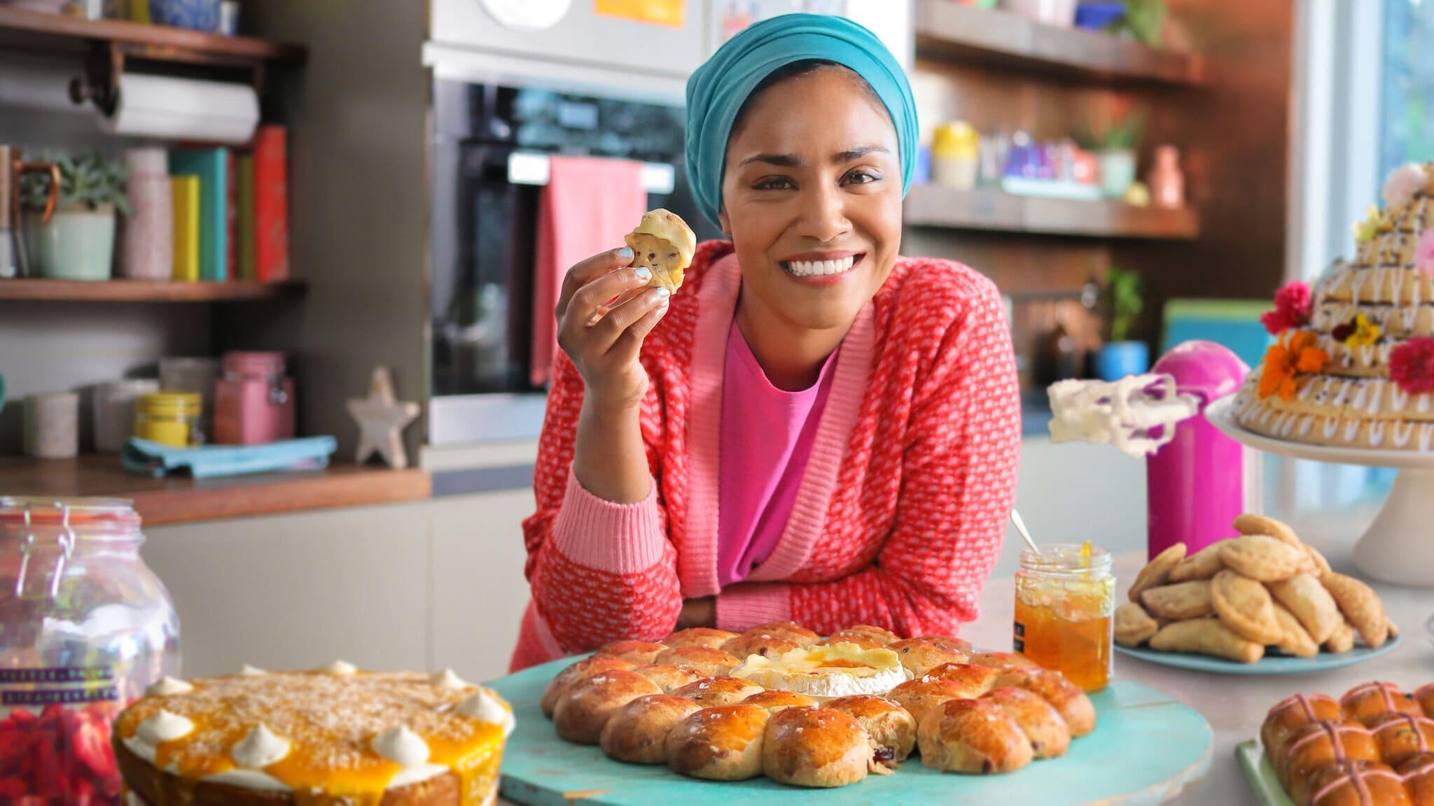 Nadiya Bakes backdrop