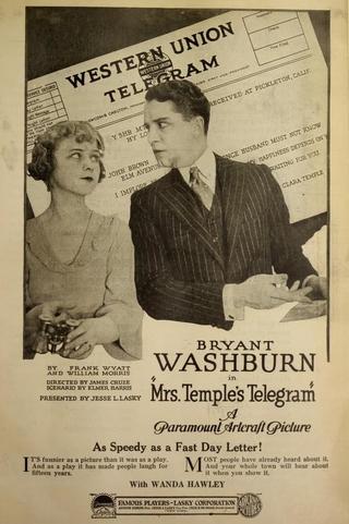 Mrs. Temple's Telegram poster