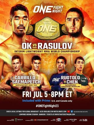 ONE Fight Night 23: Ok vs. Rasulov poster