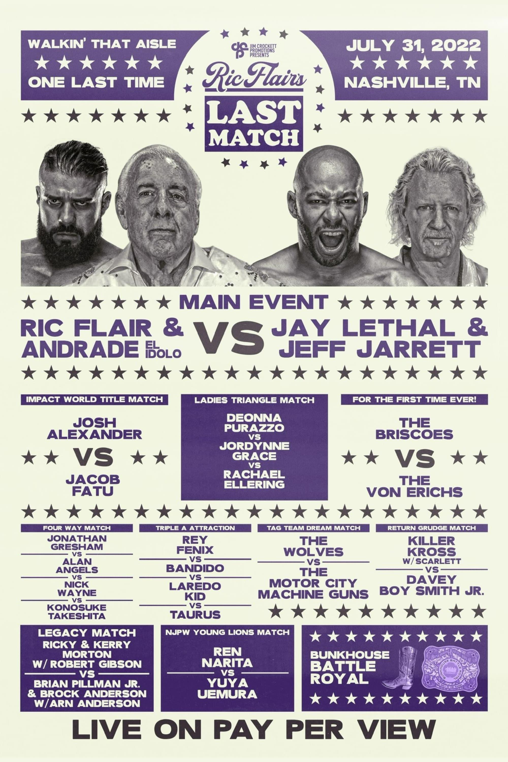 Jim Crockett Promotions: Ric Flair's Last Match poster