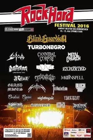 Moonspell: [2016] Rock Hard Festival poster