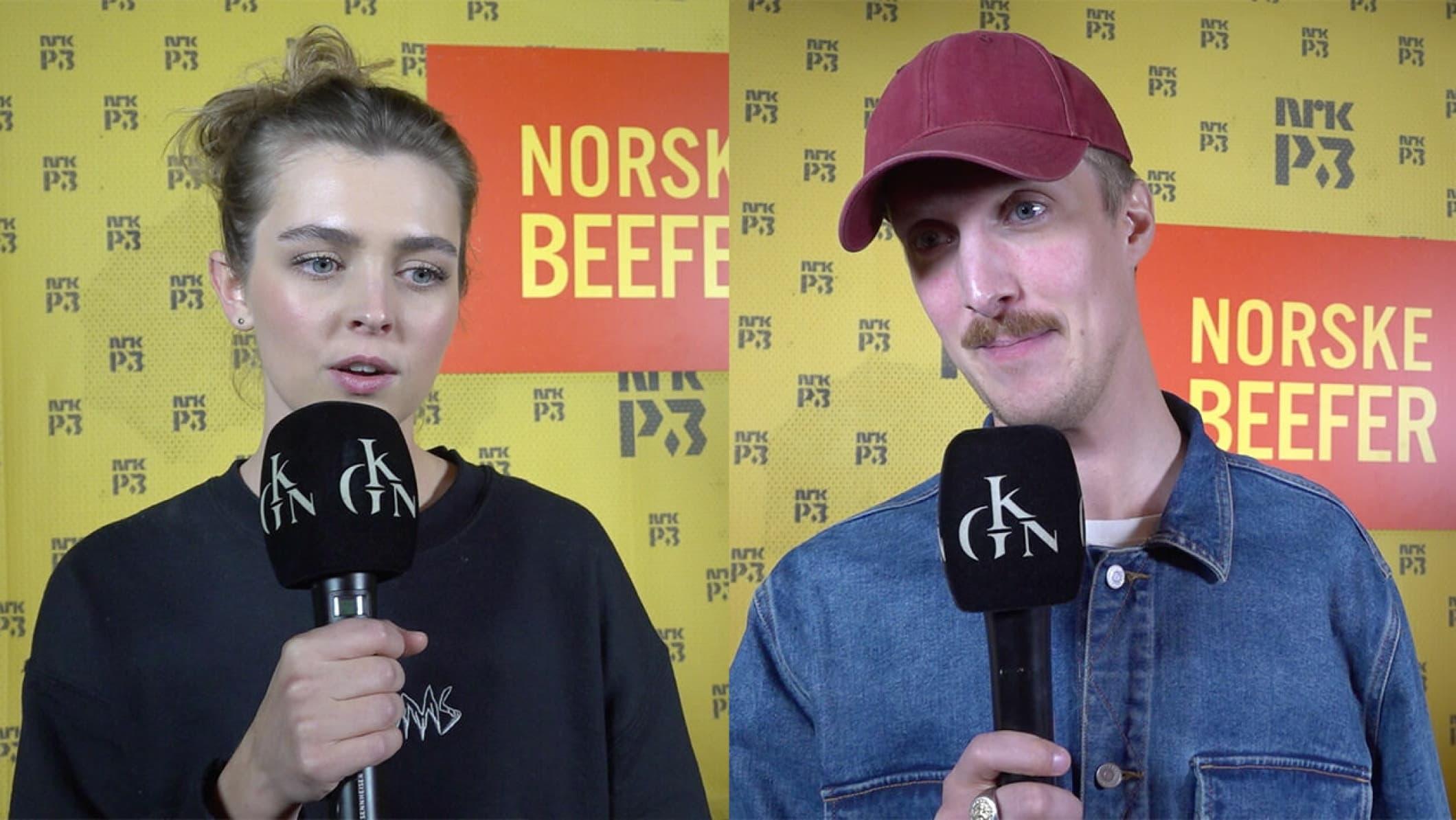 Norske beefer backdrop