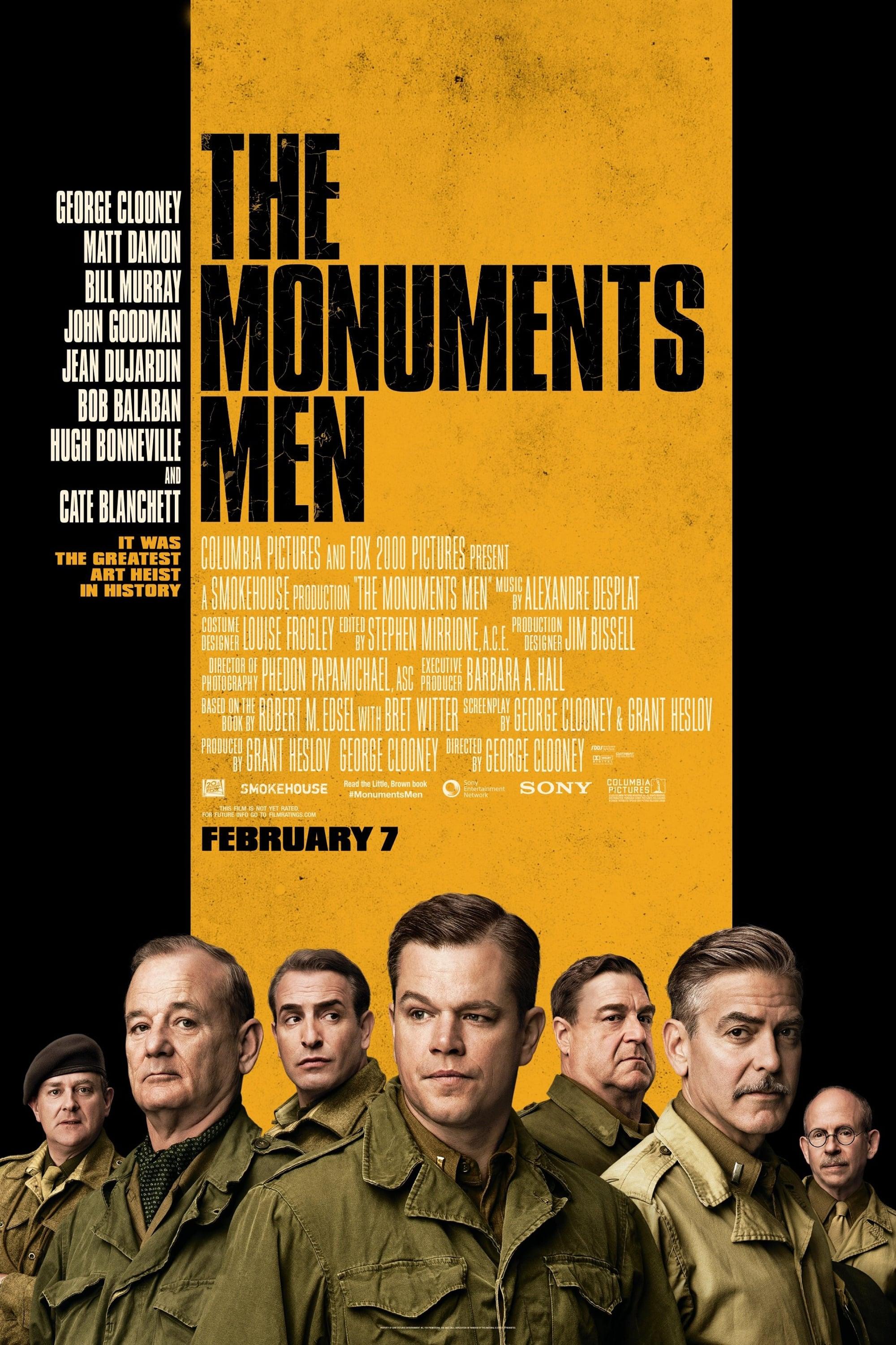 The Monuments Men poster