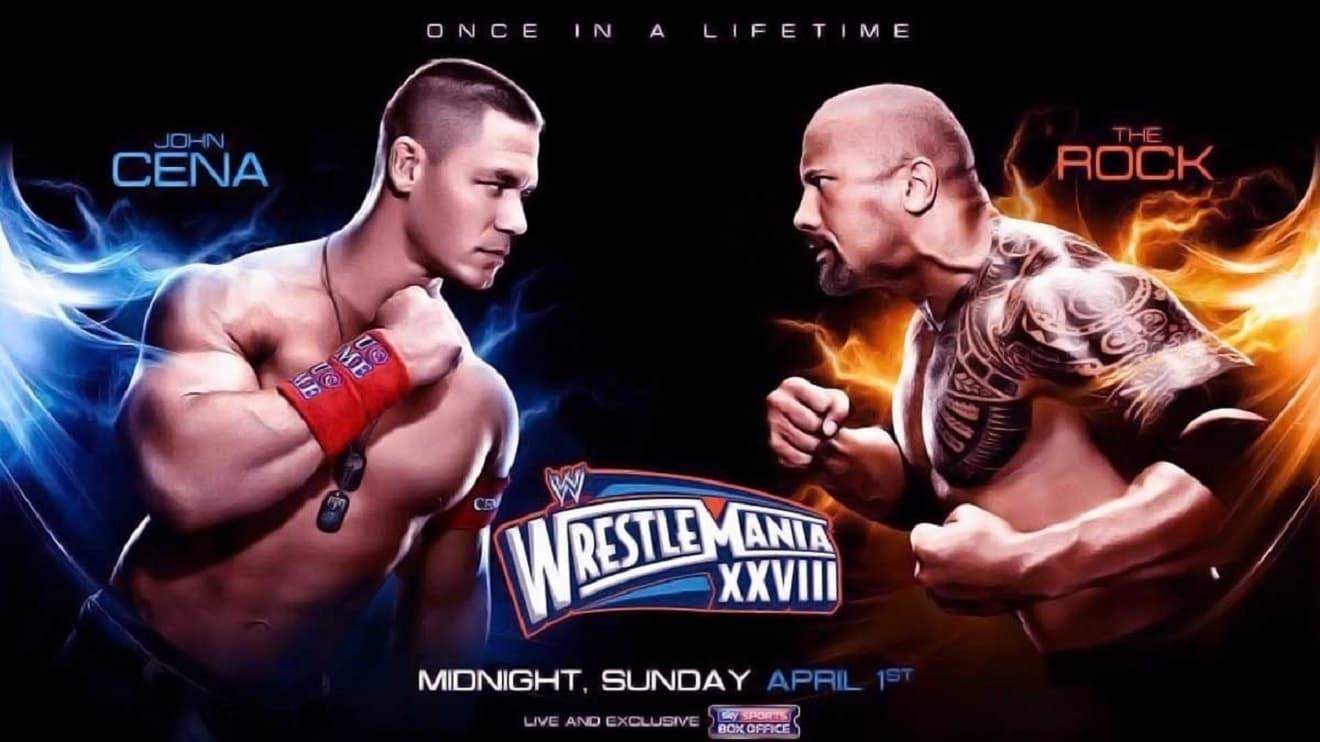 WWE: The Rock vs John Cena: Once in a Lifetime backdrop