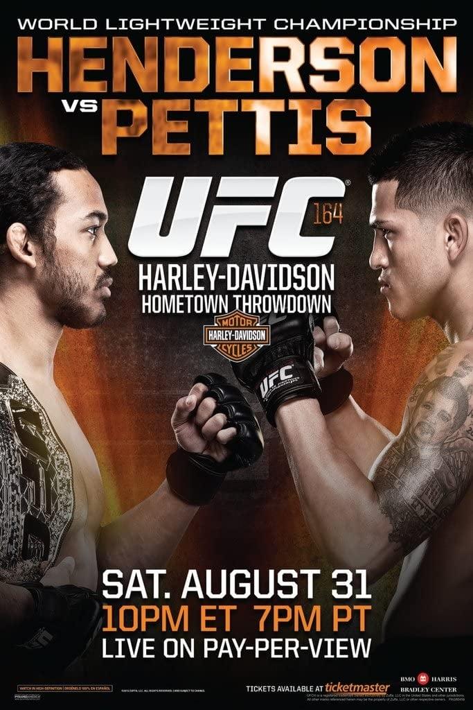 UFC 164: Henderson vs. Pettis 2 poster