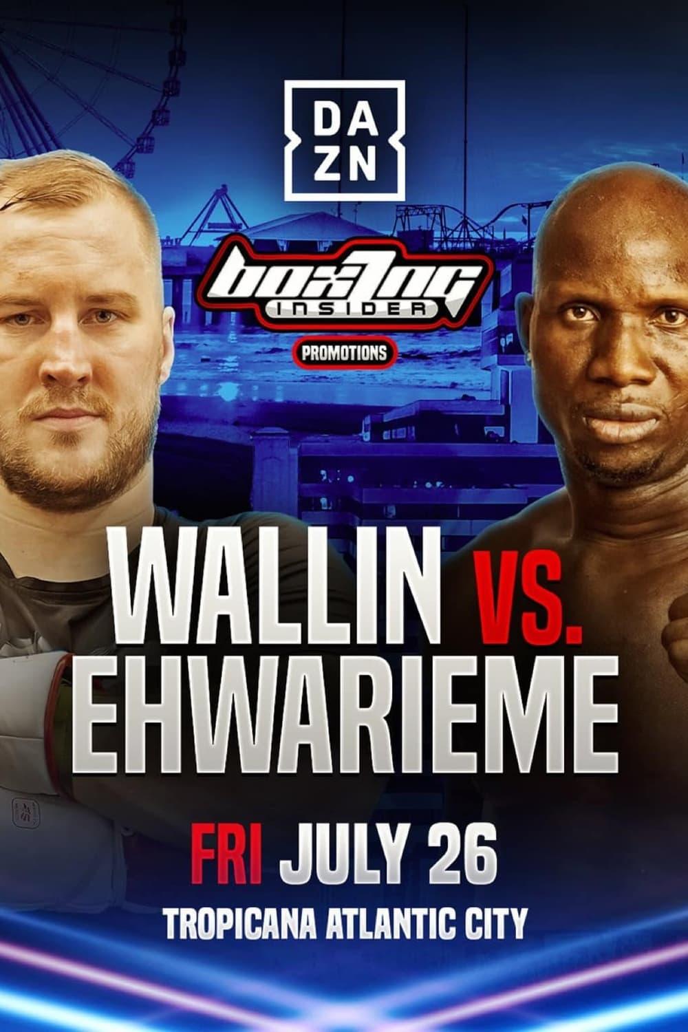 Otto Wallin vs. Onoriode Ehwarieme poster