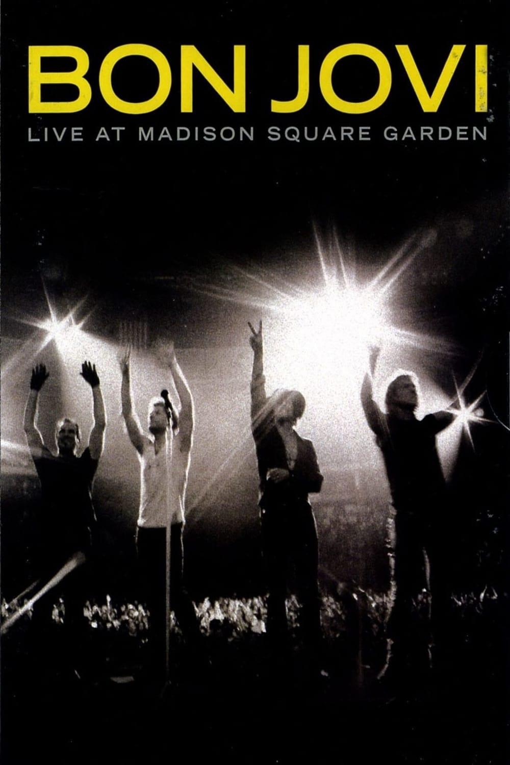 Bon Jovi | Live at Madison Square Garden poster