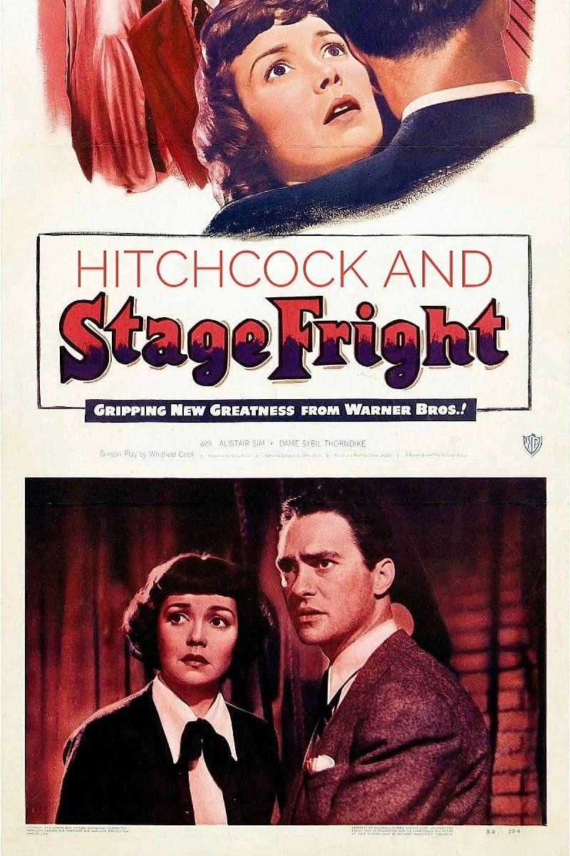 Hitchcock and 'Stage Fright' poster