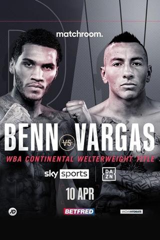 Conor Benn vs. Samuel Vargas poster
