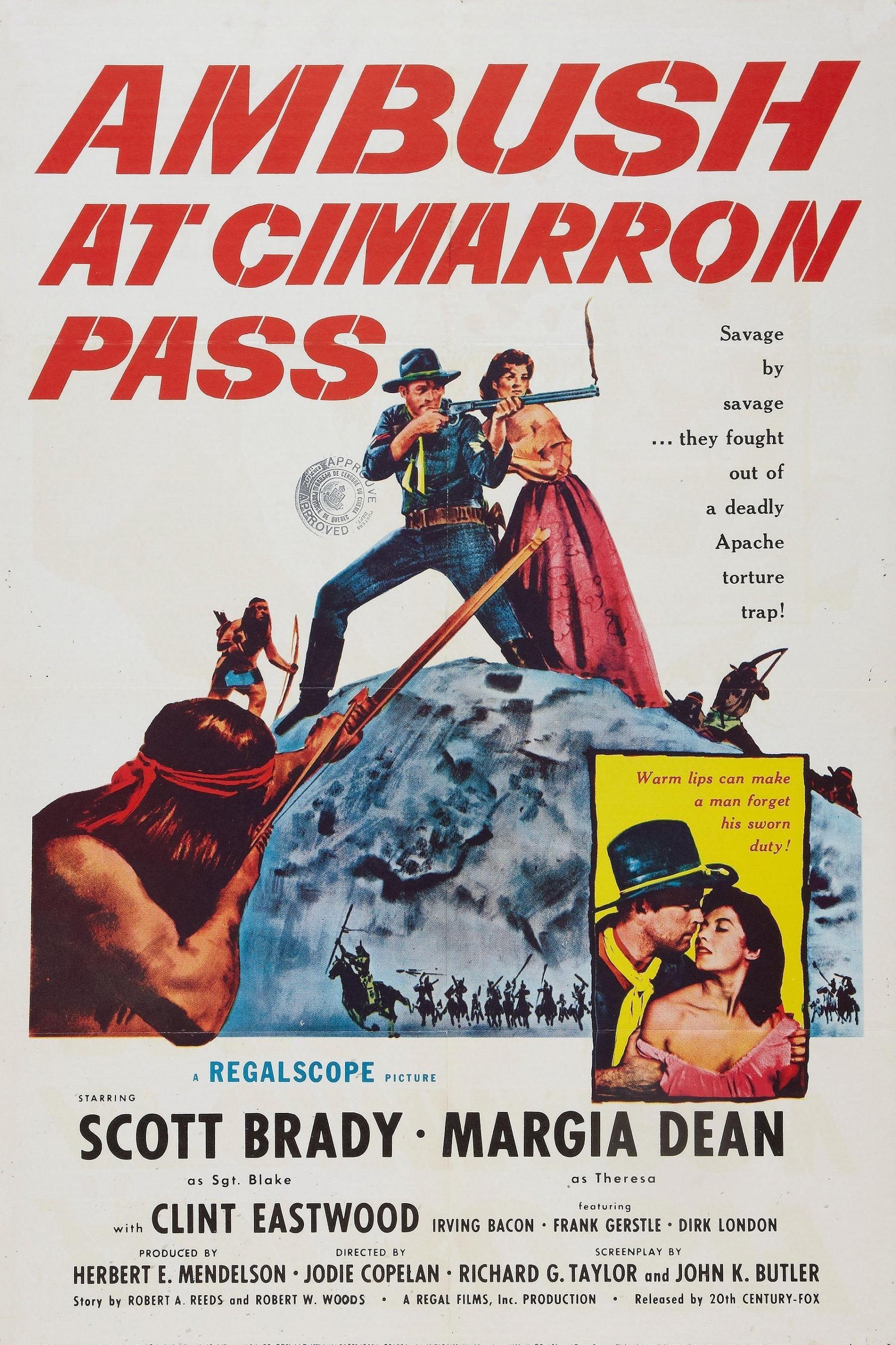 Ambush at Cimarron Pass poster