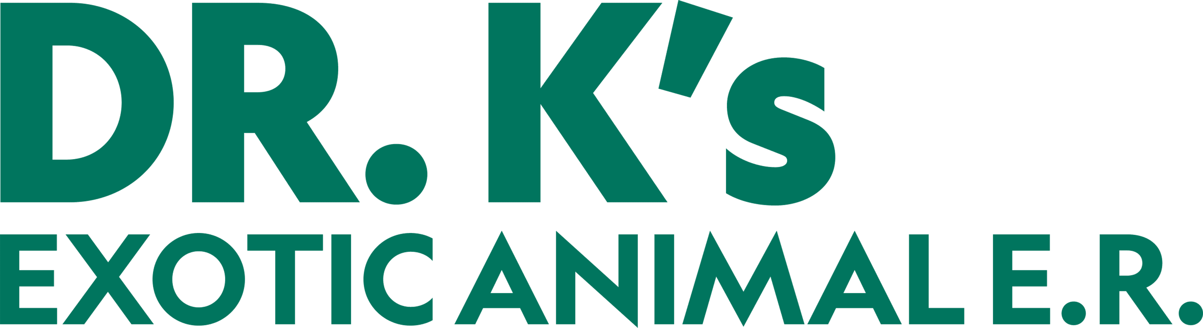 Dr. K's Exotic Animal ER logo