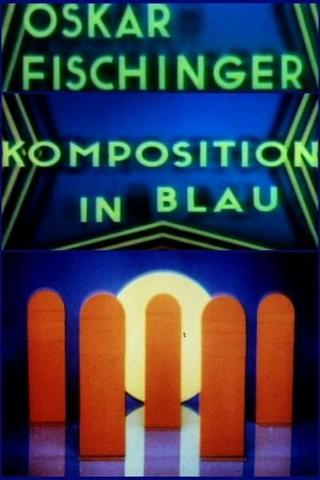 Composition in Blue poster