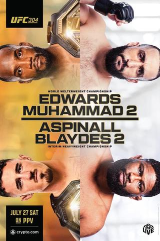 UFC 304: Edwards vs. Muhammad 2 poster