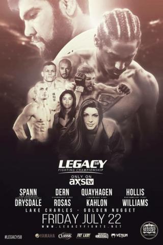 Legacy Fighting Championship 58: Spann vs. Drysdale poster