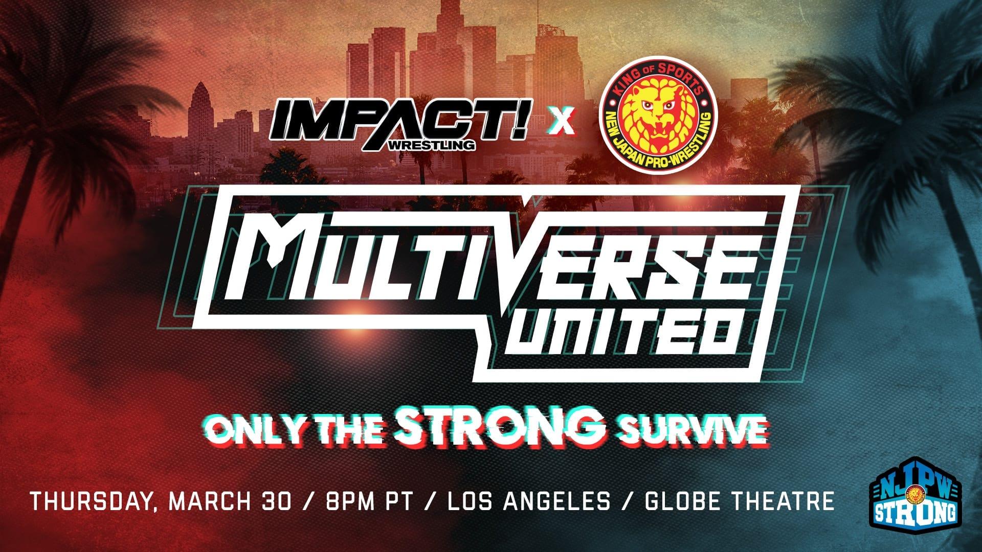 Impact Wrestling x NJPW Multiverse United: Only The Strong Survive backdrop